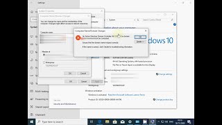 How to resolve unable join domain Windows 10 [upl. by Chaddy]