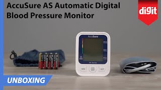 AccuSure AS Automatic Digital Blood Pressure Monitor Unboxing [upl. by Ardell]