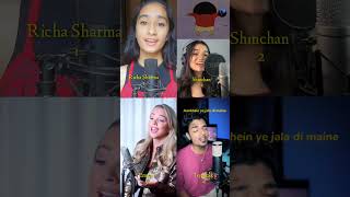 Aayi Nai Stree 2  Whos Best Cover By Richa Sharma vs Shinchan vs Emma vs Tejmuzik  Angel Raf [upl. by Kobi]