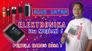 Komponen dasar elektronika dan fungsinya  belajar elektronika [upl. by Petigny]