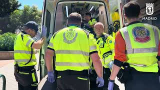 Herido por arma blanca en Vallecas 14julio24 [upl. by Pontus432]