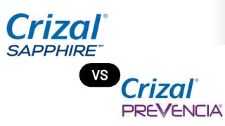 Crizal Prevencia VS Crizal Sapphire [upl. by Eibot796]