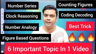 Top 6 Reasoning Questions For Competitive Exams  Maths Trick  Reasoning Tricks  imran sir maths [upl. by Nytsuj]