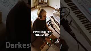 my looping session  cover of “Darkest Hour” by Mohican Sun vocalliquiddrumandbass dnb looping [upl. by Old47]