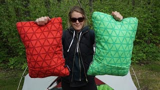 The Compressible Pillow by ThermaRest Review [upl. by Gabey753]