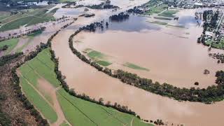 Maryborough Floods 27022022 106pm drone footage [upl. by Mosnar924]