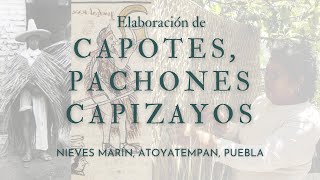 Capisayo capote pachón tzoyapetlatl fabricación por Nieves Marín Atoyatempan Puebla [upl. by Bywoods]