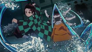 Kimetsu No Yaiba  All Water Breathing Forms Eng Dub [upl. by Griffy829]