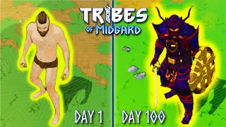 I Played 100 Days of Tribes of Midgard [upl. by Atiuqat]