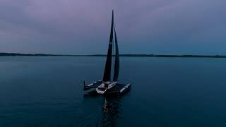 Black Marlin Trimaran  Multiple Winner of the Silverrudder Race [upl. by Hcra]