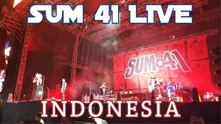 SUM 41  BEST OF ME LIVE TOUR INDONESIA [upl. by Richia631]