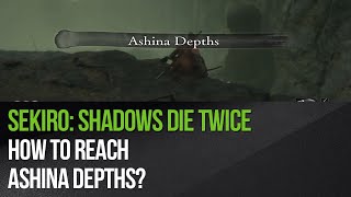 Sekiro Shadows Die Twice  How to reach Ashina Depths [upl. by Rebmac298]