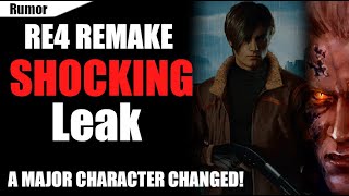 RE4 REMAKE LEAK  A MAJOR VILLAIN REDESIGNED Resident Evil 4 Remake News  Leak  Rumor  Update [upl. by Maurer]