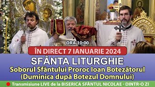 🔴 LIVE 07 01 2024 Sfânta Liturghie  Sf Prooroc Ioan Botezătorul  Duminica după Botezul Domnului [upl. by Atneuqal]