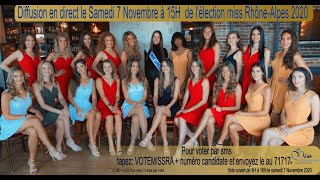 Election Miss RhôneAlpes 2020 [upl. by Phyllis]