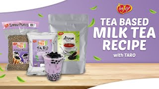 Teabased Taro Milk Tea Recipe  inJoy Philippines Official [upl. by Droc]