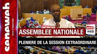 DIRECT  Assemblée nationale suivez la plénière de la session extraordinaire [upl. by Lleze]