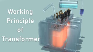 working principle of a transformer  3 phase transformers working system  Transformer [upl. by Ardnohsal]