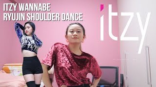 ITZY WANNABE’ Ryujin Shoulder Dance Tutorial  Step by Step Mirrored Charissahoo [upl. by Etnaud]