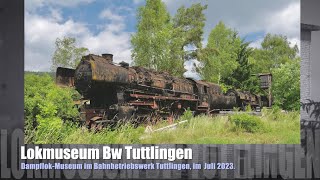 Besuch im Lokmuseum im Bahnbetriebswerk Tuttlingen  Juli 2023 [upl. by Nyvek]