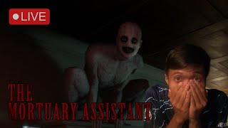 Menantang penunggu Kamar Mayat  T he mortuary assistant horrorgaming scary [upl. by Anitserp]