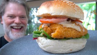 Easy Delicious Chicken Kiev Burger Recipe [upl. by Etnaled132]