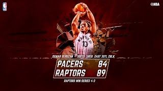 DeMar DeRozan Drops 30 in Game 7 Win Over Indiana [upl. by Garek]