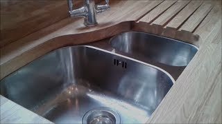 Sealing new wooden worktops in the kitchen [upl. by Edora24]