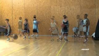 Ejercicios divertidos de minibasket para agarre de balón rebote velocidad de reacción y agilidad [upl. by Frans876]