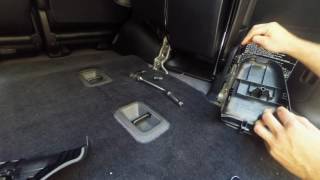 200 Series Land Cruiser Third Row Seat Removal Tips [upl. by Ninazan]