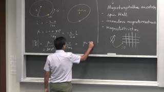 Solid State Magnetism Lecture 8 Spin Orbit Interaction [upl. by Kaja]