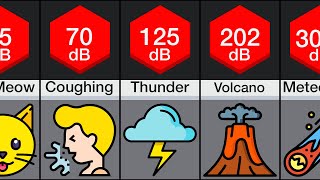 Comparison Loudest Sounds [upl. by Anibor]