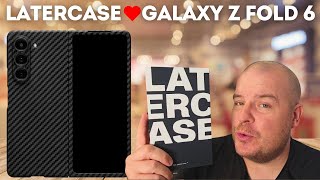 Galaxy Z Fold 6 Latercase Aramid Fiber Review Unbox Therapy Case [upl. by Lorsung]