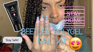 QUARANTINE DIY POLYGEL NAILS BEETLES POLYGEL [upl. by Odetta]