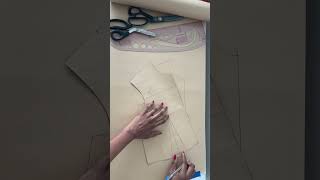 Pivoting Darts to a full bust dart in Bodice Block fashion patternmaking sewing [upl. by Breh]