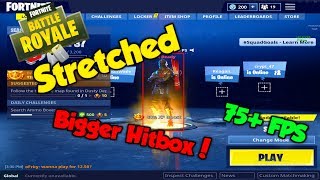 Fortnite  How to create a custom resolution Stretched Bigger Hitboxes [upl. by Mahmoud]