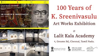 quotMadras Day Celebrationquot  100 Years of K Sreenivasulu  Lalit Kala Academy Chennai  WAA [upl. by Nerland]