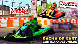 GTA V VIDA REAL  QUEM É ELA😳UM ROLÊ DE KART COM OS PARCEIROS QUE ACABOU EM TRETA💥49 [upl. by Enenaej10]