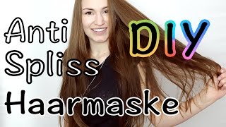 Anti Spliss Haarmaske DIY  Lenas Lifestyle [upl. by Clower]