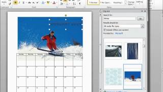 How to make a Calendar using Microsoft word 2010 [upl. by Aixela308]