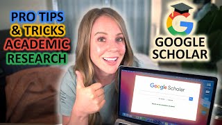 Use Google Scholar for Academic Research Google Scholar Search Tips amp Tricks [upl. by Belda226]