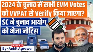 Lok Sabha Elections 2024 Highlights SC Notice to ECI on Plea for 100 EVM VotesVVPAT Verification [upl. by Rosella103]