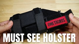 THIS IS THE BEST TACTICAL UNIVERSAL HOLSTER ONE TIGRIS PISTOL MOLLE HOLSTER REVIEW [upl. by Hazlett]