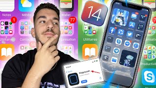 TUTO  PERSONNALISATION DE MON ECRAN DACCUEIL IPHONE MODE MANGA   ios 14  widgetsmith [upl. by Redneval423]