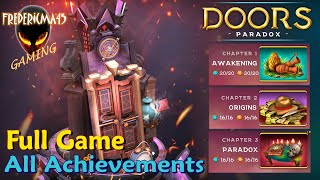 Doors PARADOX Full Game  All Achievements 58 levels  All Gems  Scrolls Walkthrough [upl. by Garap]