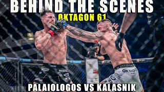 Έπαιξα αγώνα με σπασμένο χέρι Palaiologos vs Kalasnik Vlog  Oktagon 61 [upl. by Ellennad]