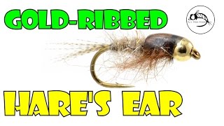 Fly Tying Tutorial Gold Ribbed Hares Ear by Fly Fish Food [upl. by Yrrad]