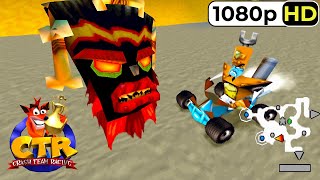 Crash Team Racing PS1  DR N TROPHY in Adventure Trophy Race only 1080p HD [upl. by Norrej]