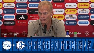 quotDie GelbRote Karte war ein Gamechangerquot  S04PK nach Nürnberg  FC Schalke 04 [upl. by Ahteral884]