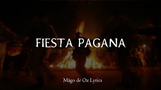 Mägo de Oz  Fiesta Pagana  Letra [upl. by Asseneg412]